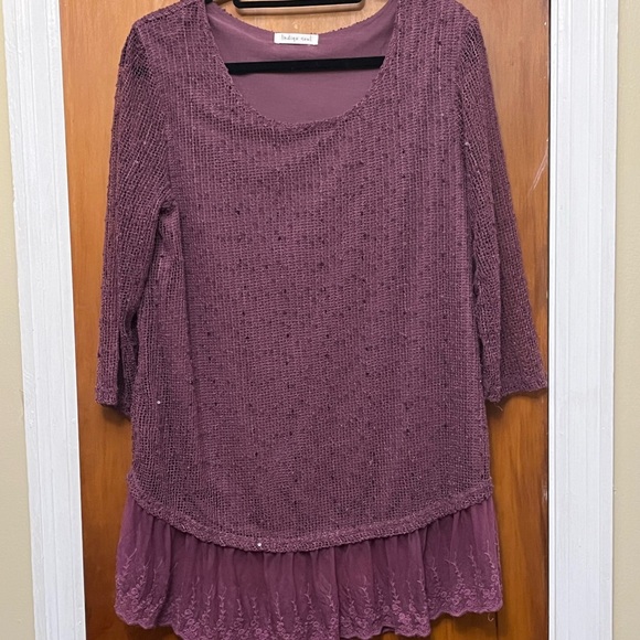 Indigo Soul purple women’s top.        B9 - Picture 5 of 10